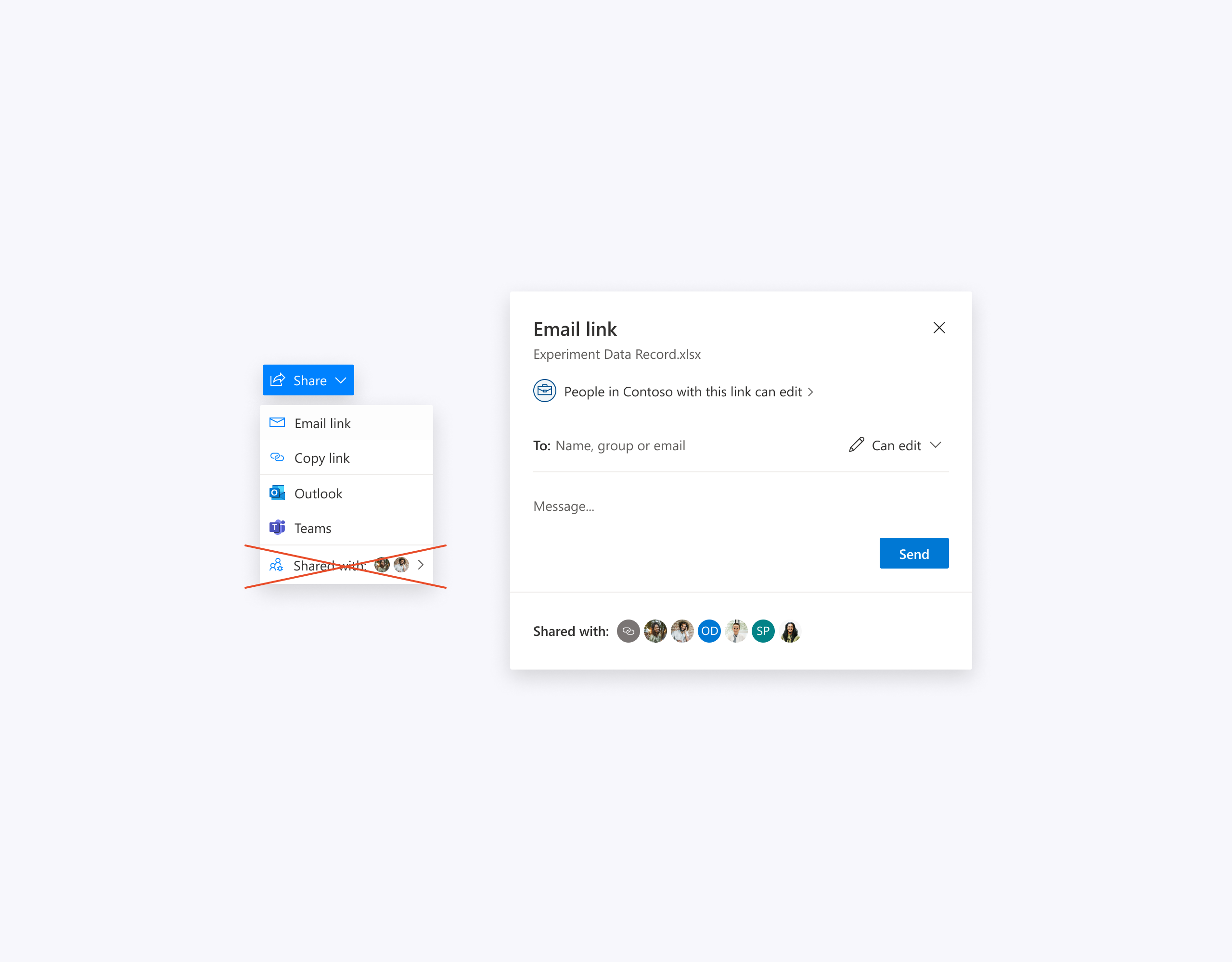 Manage Access entry point design