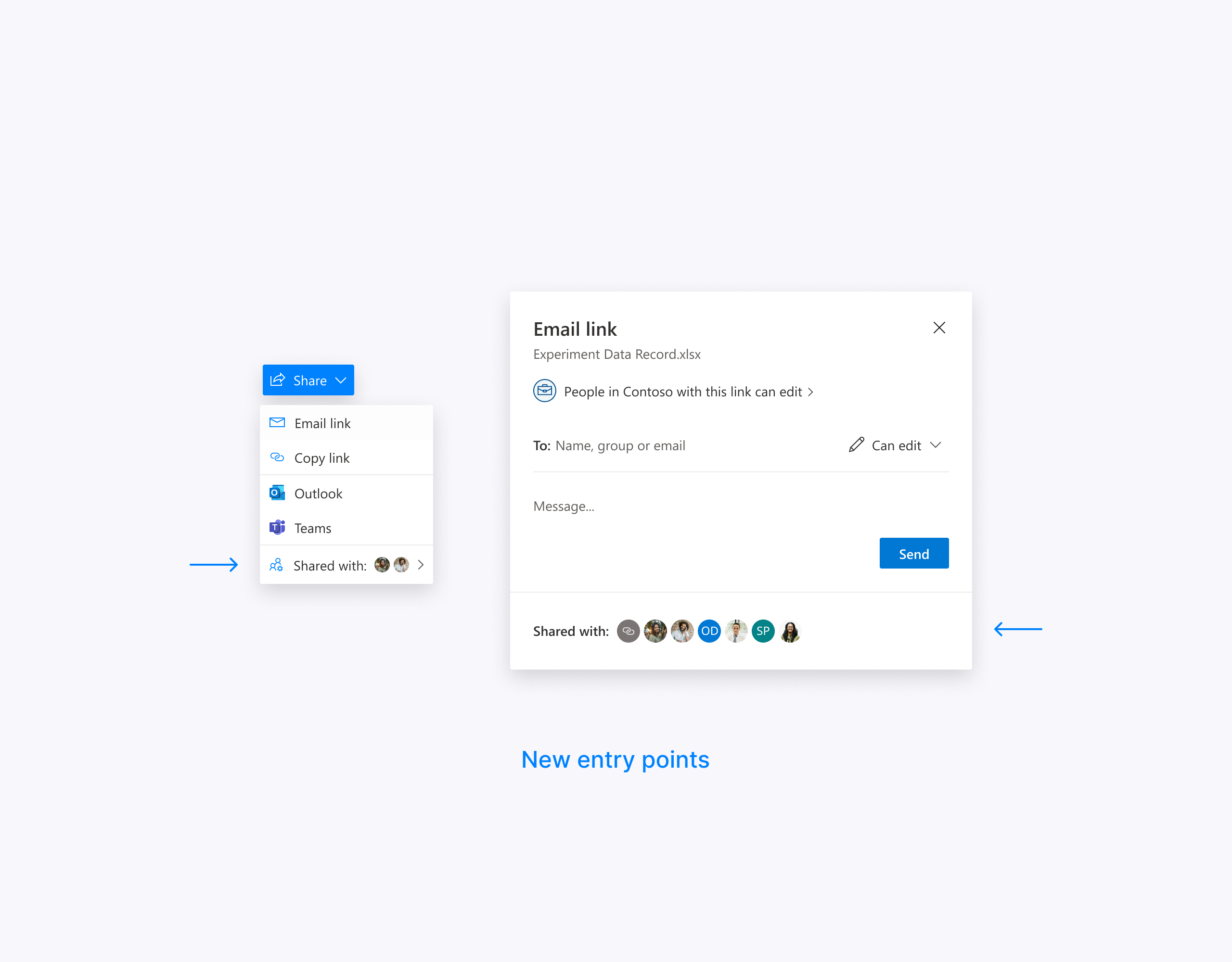 Manage Access entry point design